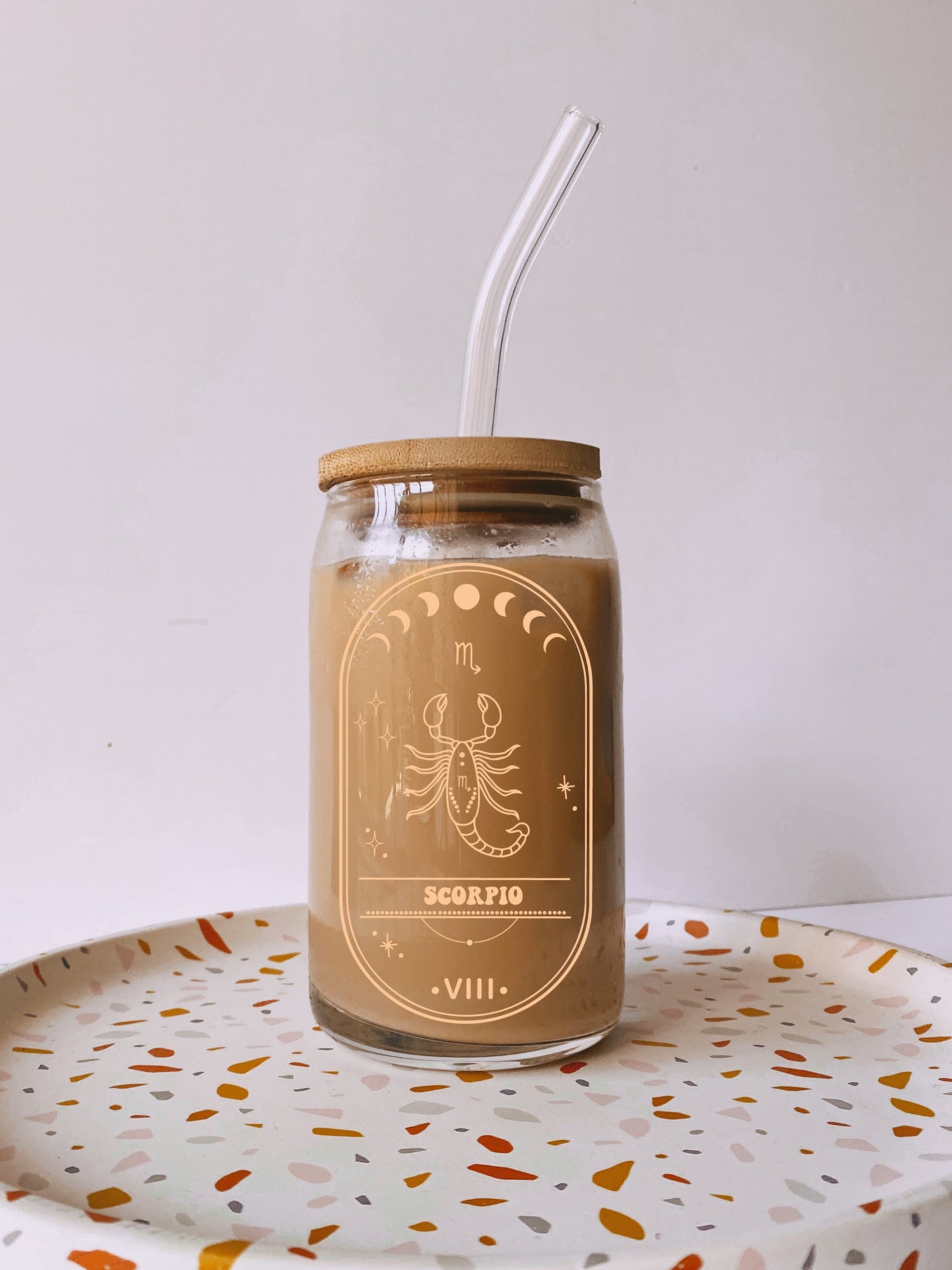 Zodiac Astrology Sign Glass Cups