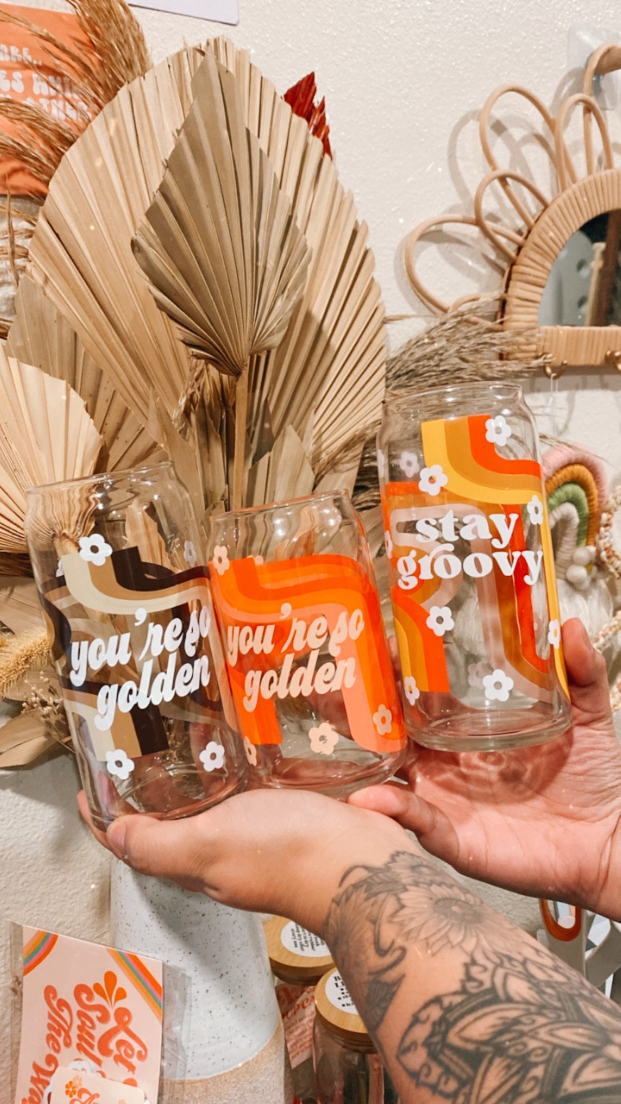 You're So Golden - Neutral Glass Cup