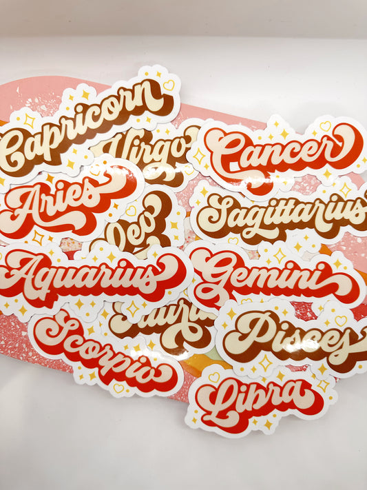 Zodiac Sign Sticker