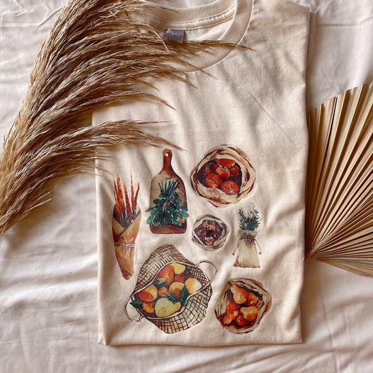 Vintage Spring Market Graphic Top