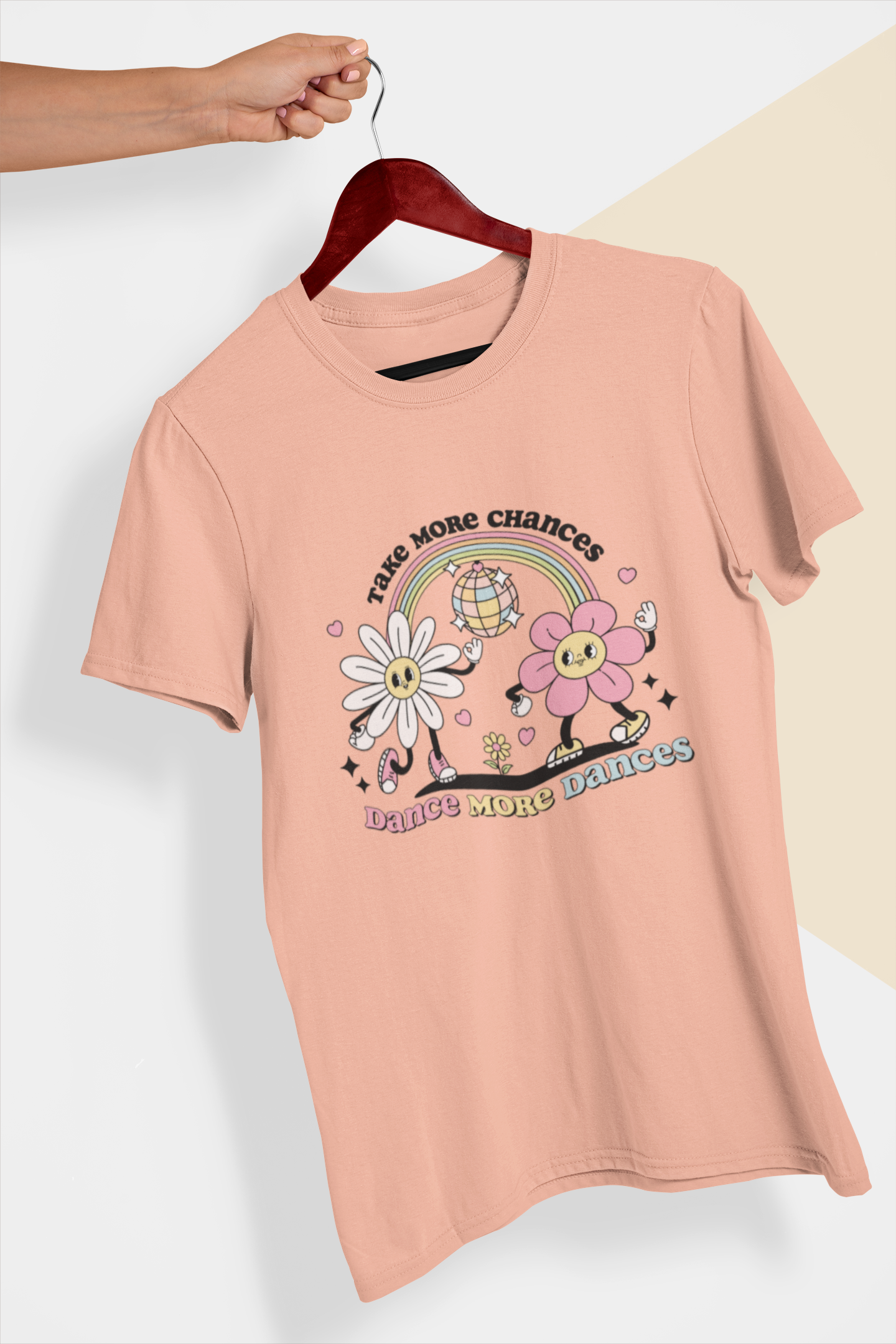 Take More Chances Dance More Dances Graphic Top