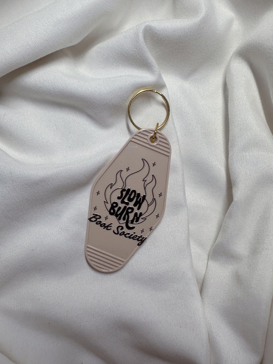 Slow Burn Book Society Keychain