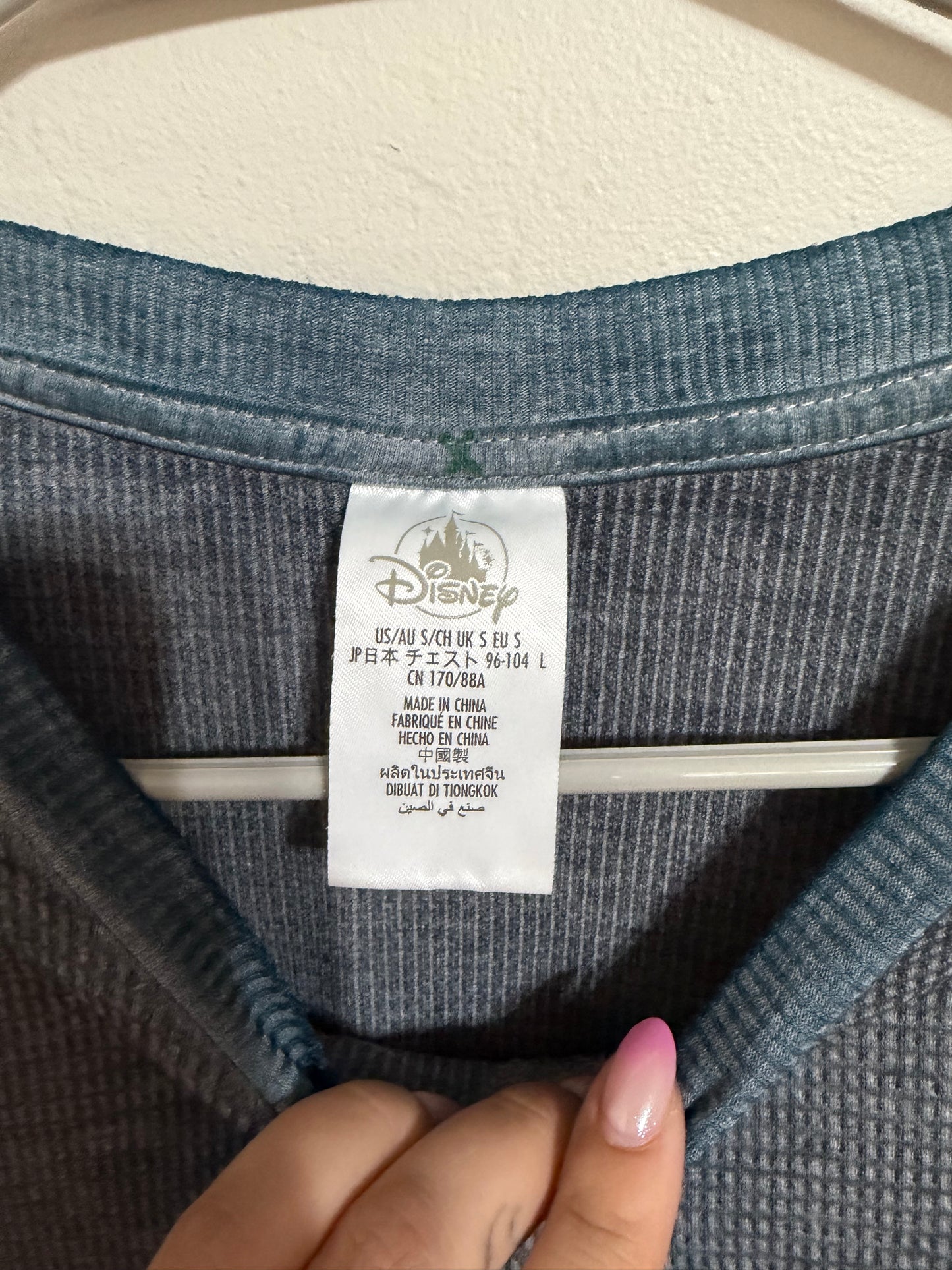 Small Haunted Mansion Henley Long Sleeve