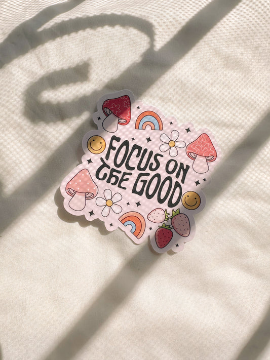 Focus On The Good Spring Berry Sticker