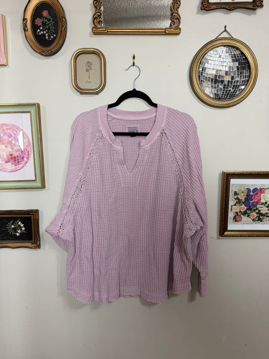 Small Pink Oversized Sweater