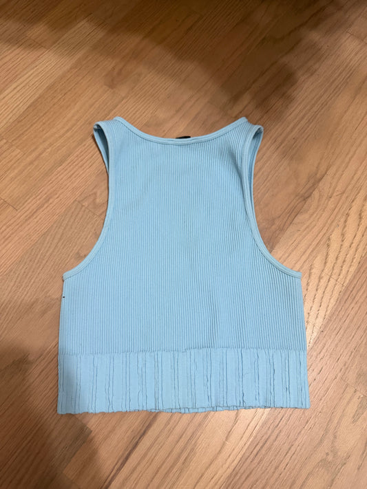 M/L Baby Blue Stretchy Tank Top
