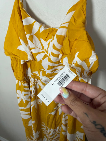 XL NWT Sunshine Yellow Vacay Dress