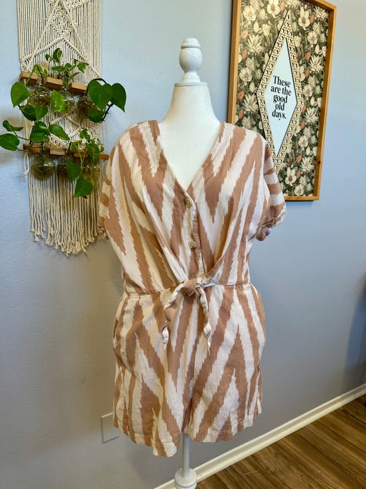 Large Neutral Romper