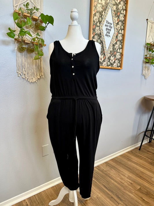XL Black Jumpsuit