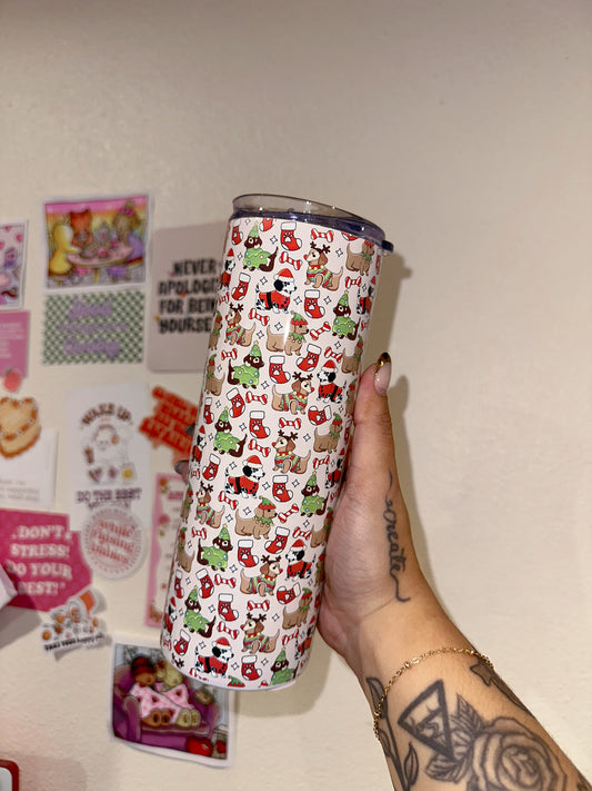 Christmas Pups Tumbler