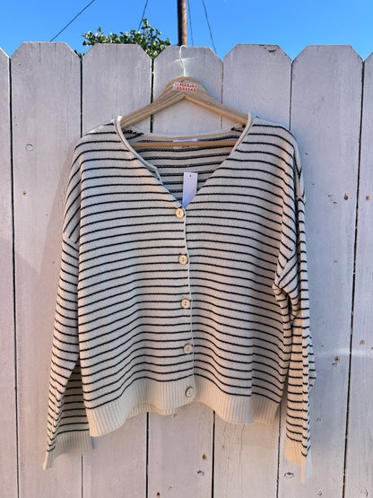 NWT Large Striped Top