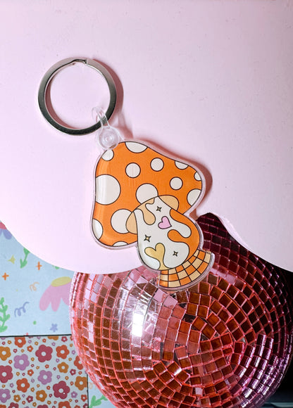 Mushie Lava Lamp Keychain