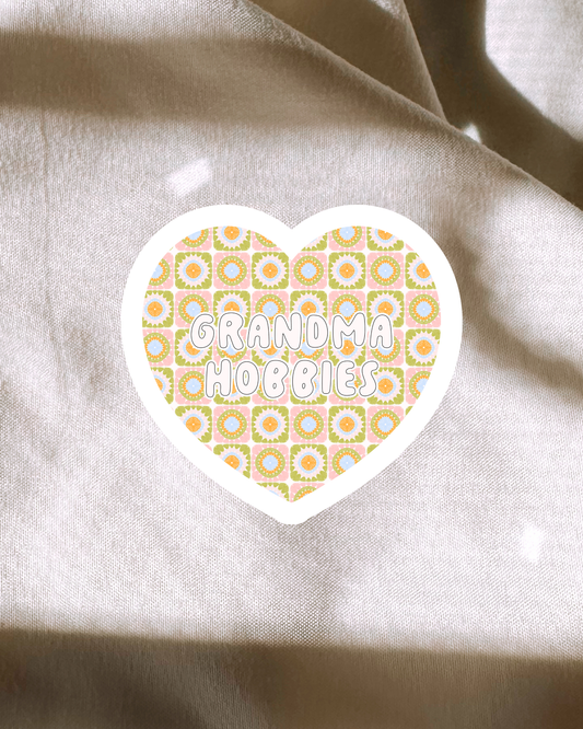 Grandma Hobbies Sticker
