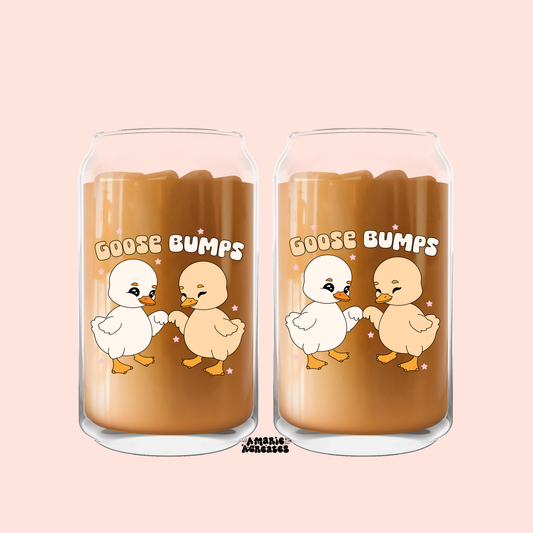 Goose Bumps Glass Cup