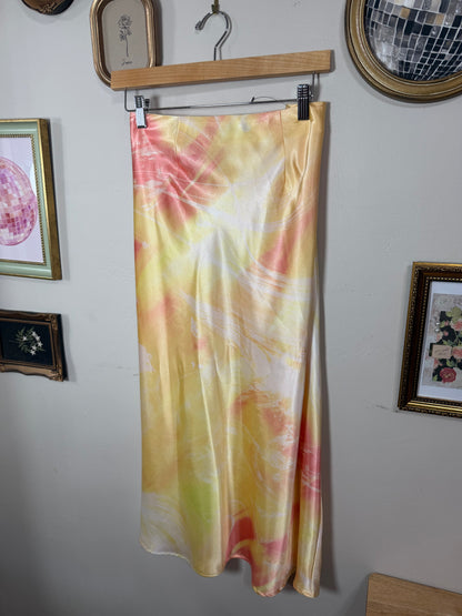 Large NWOT Creamsicle Skirt
