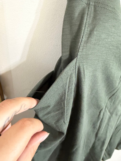 4x Green Biker Shorts