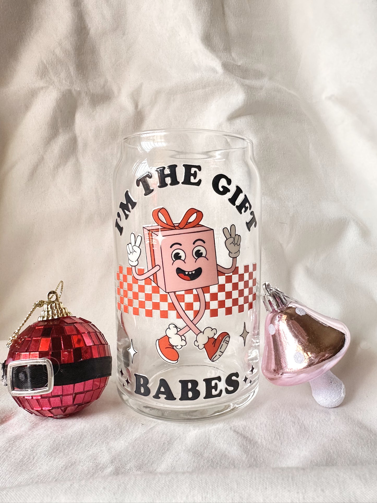 Im The Gift Babes Glass Cup