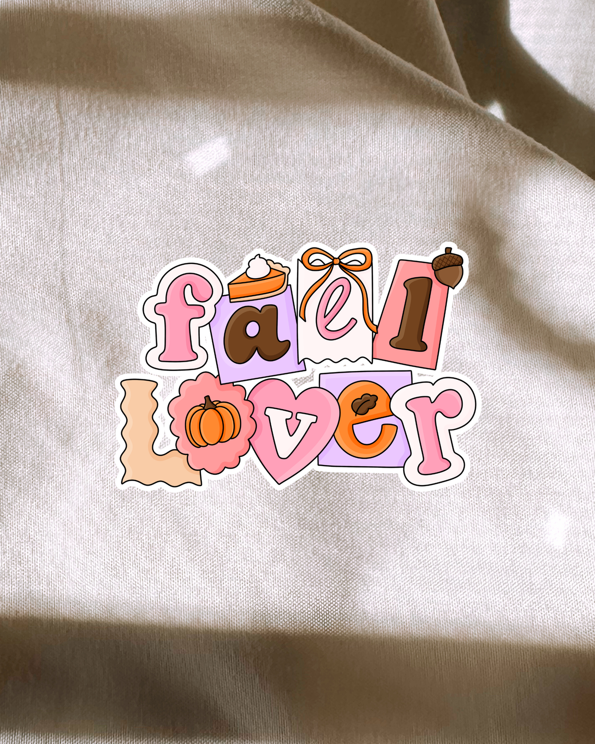 Fall Lover Scrapbook Sticker