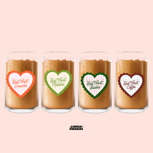 But First.... Glass Cup