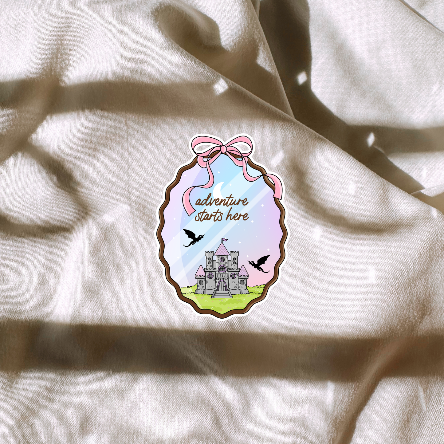 Adventure Starts Here Sticker