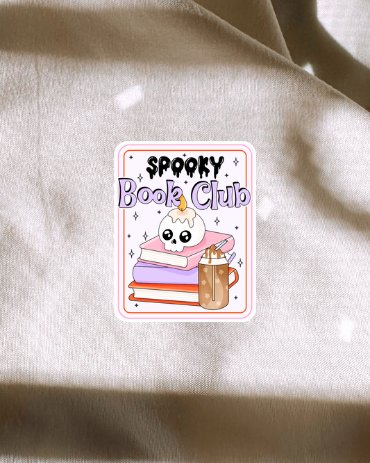 Spooky Book Club Sticker