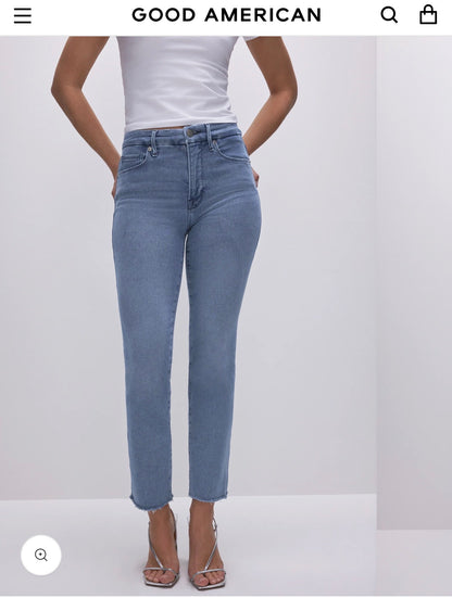 Size 16 Good Legs Straight Mid Rise Jeans