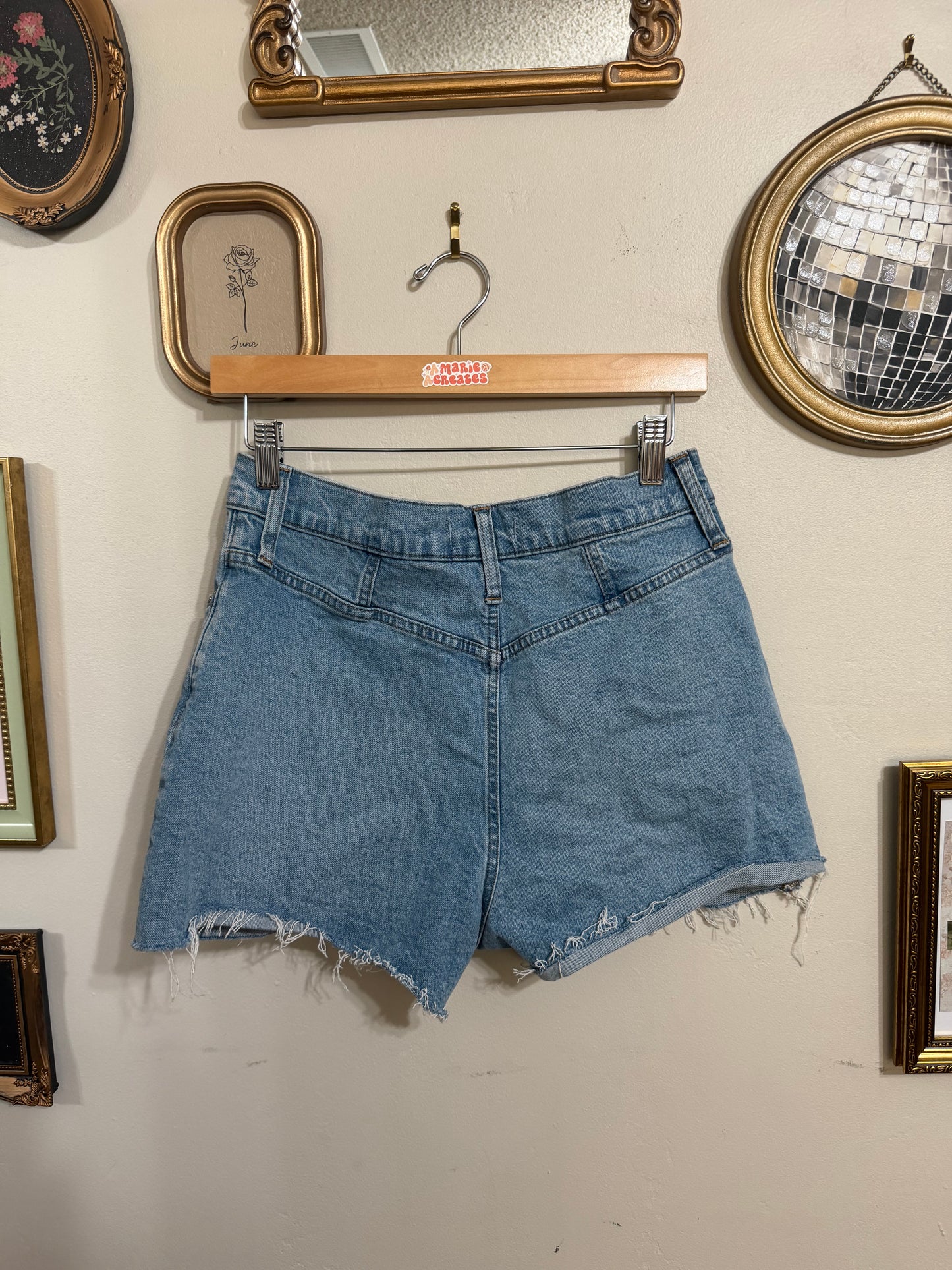 Size 28 Perfect Mid Length Jean Shorts