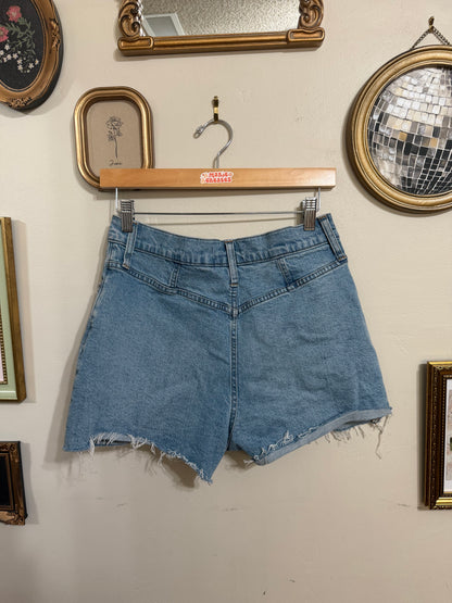 Size 28 Perfect Mid Length Jean Shorts