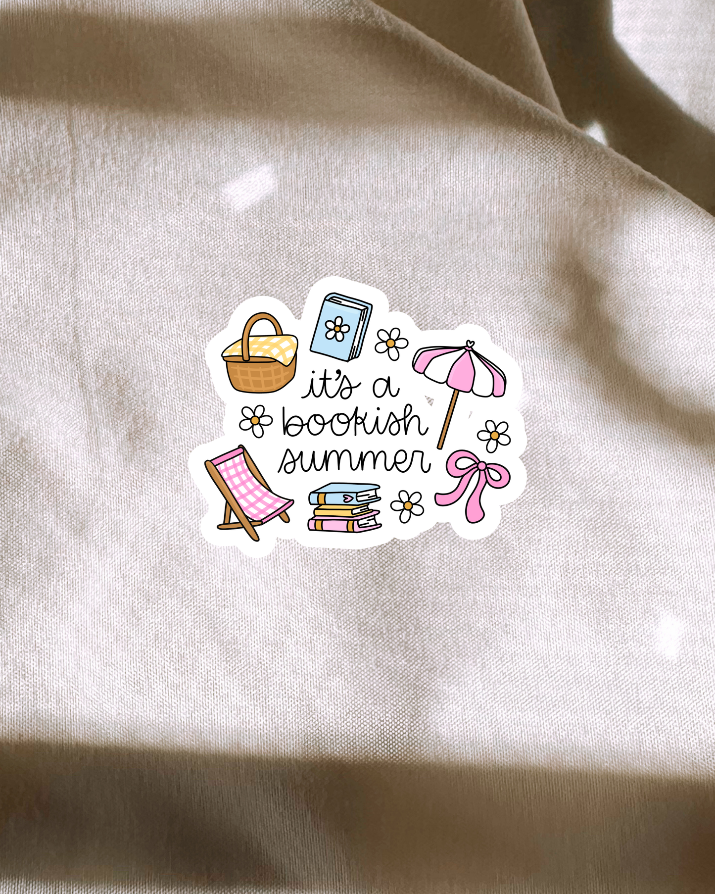 Its A Bookish Summer Sticker