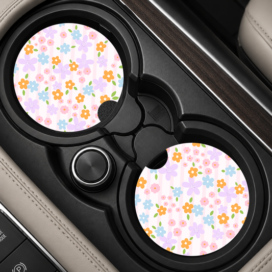 Floral Car Coaster