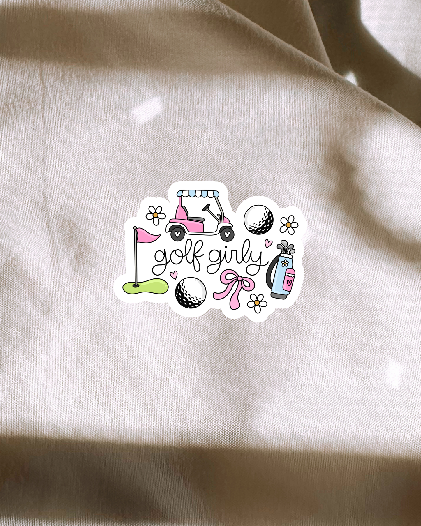 Golf Girly Sticker