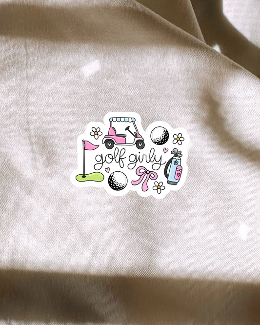 Golf Girly Sticker