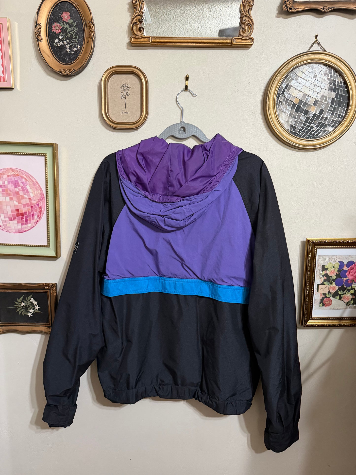 Large Purple/Black Snow Jacket