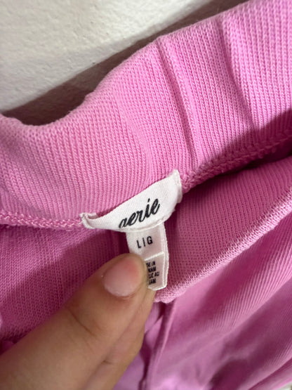 Large Pink Sweatpants *small call out