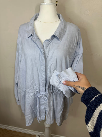 3x Baby Blue Shacket