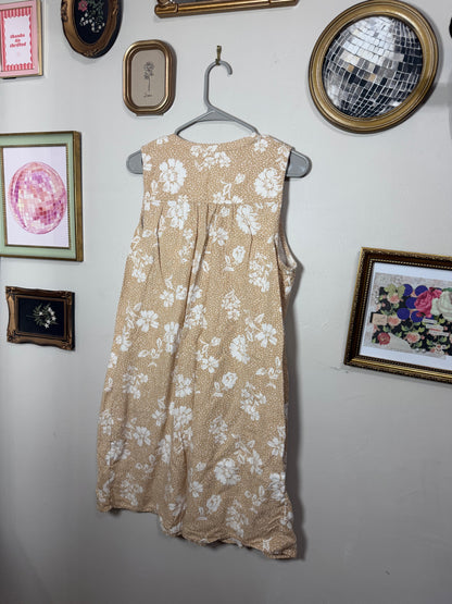 Large Tan Cream Neutral Dress