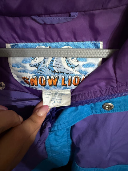 Large Purple/Black Snow Jacket