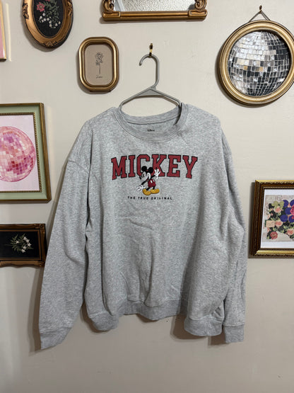 3x Grey Mickey Crewneck