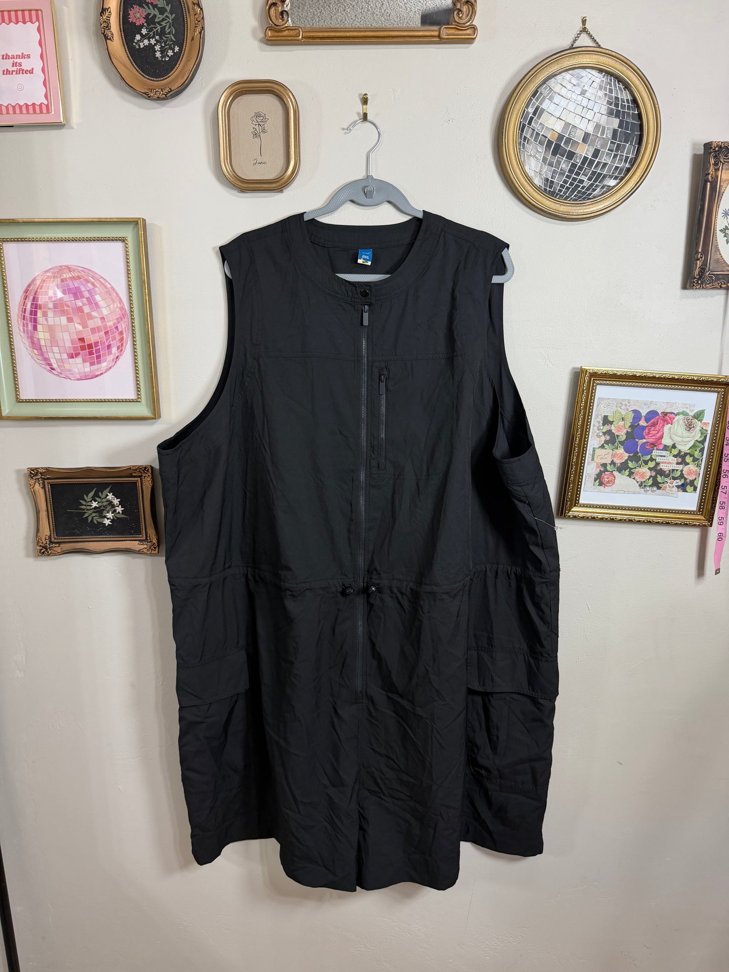 4x NWOT Black Windbreaker Romper