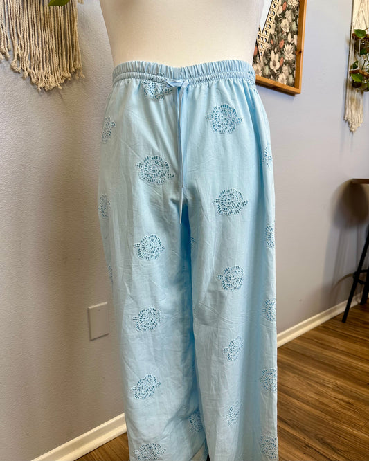 Large Baby Blue Pants