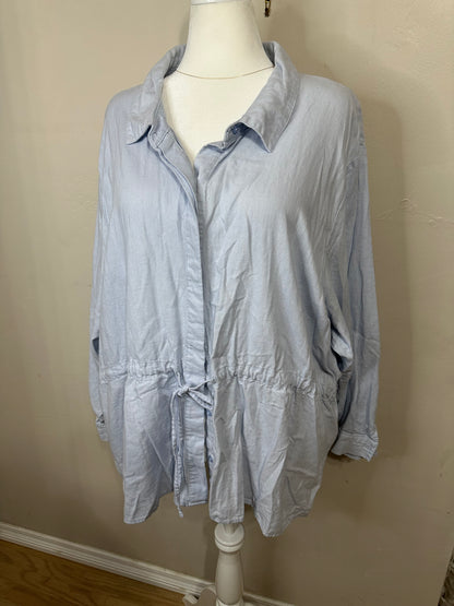 3x Baby Blue Shacket