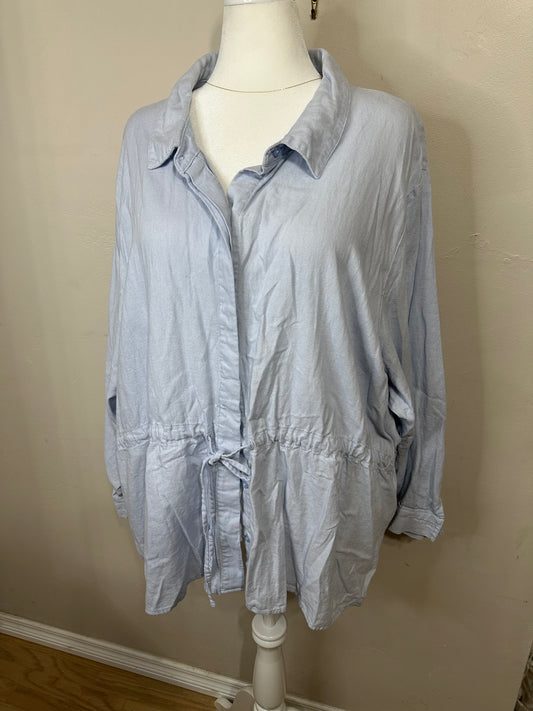 3x Baby Blue Shacket