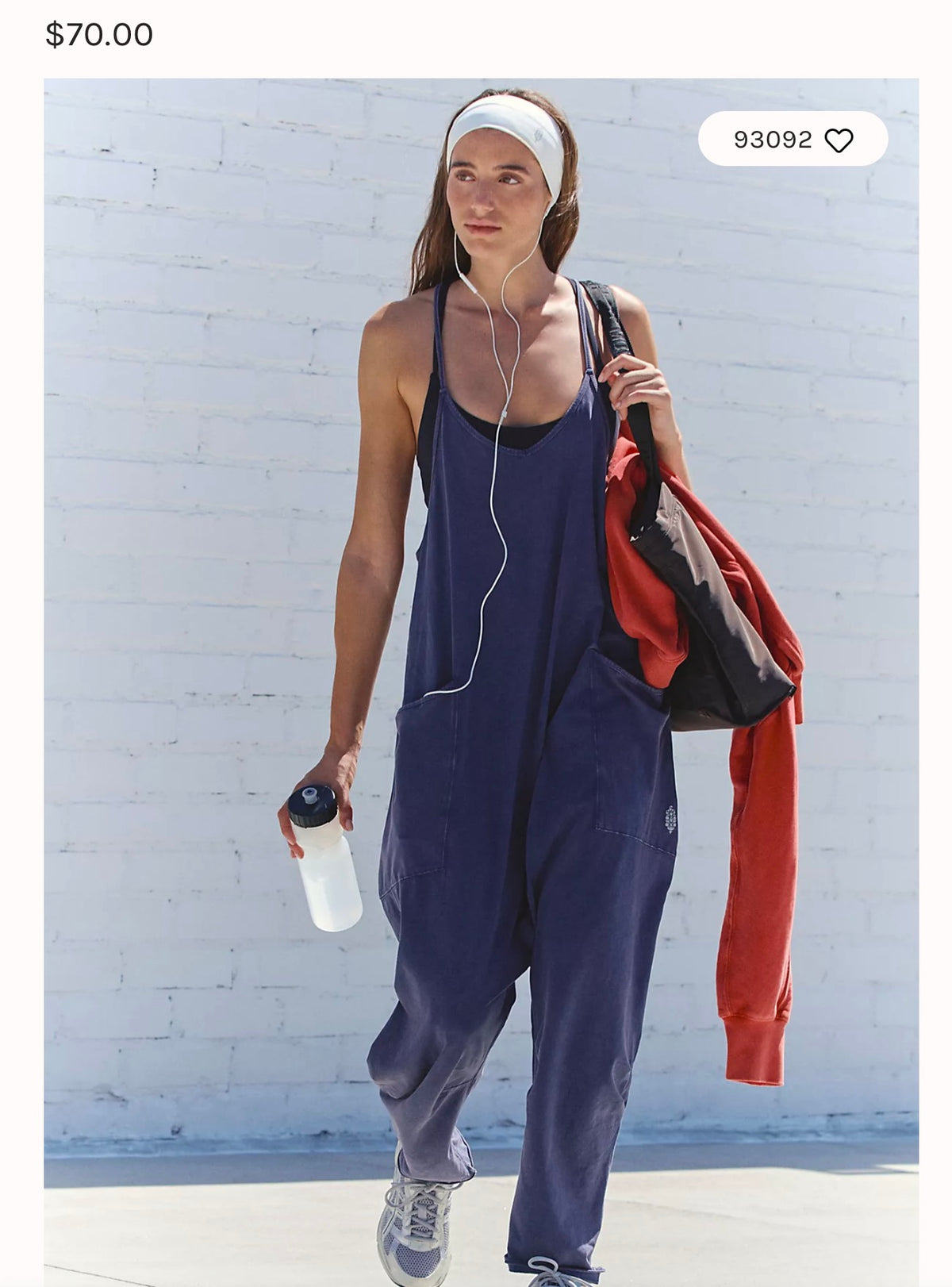 XS (up to Small) Blue Navy Hotshot Onesie Jumpsuit