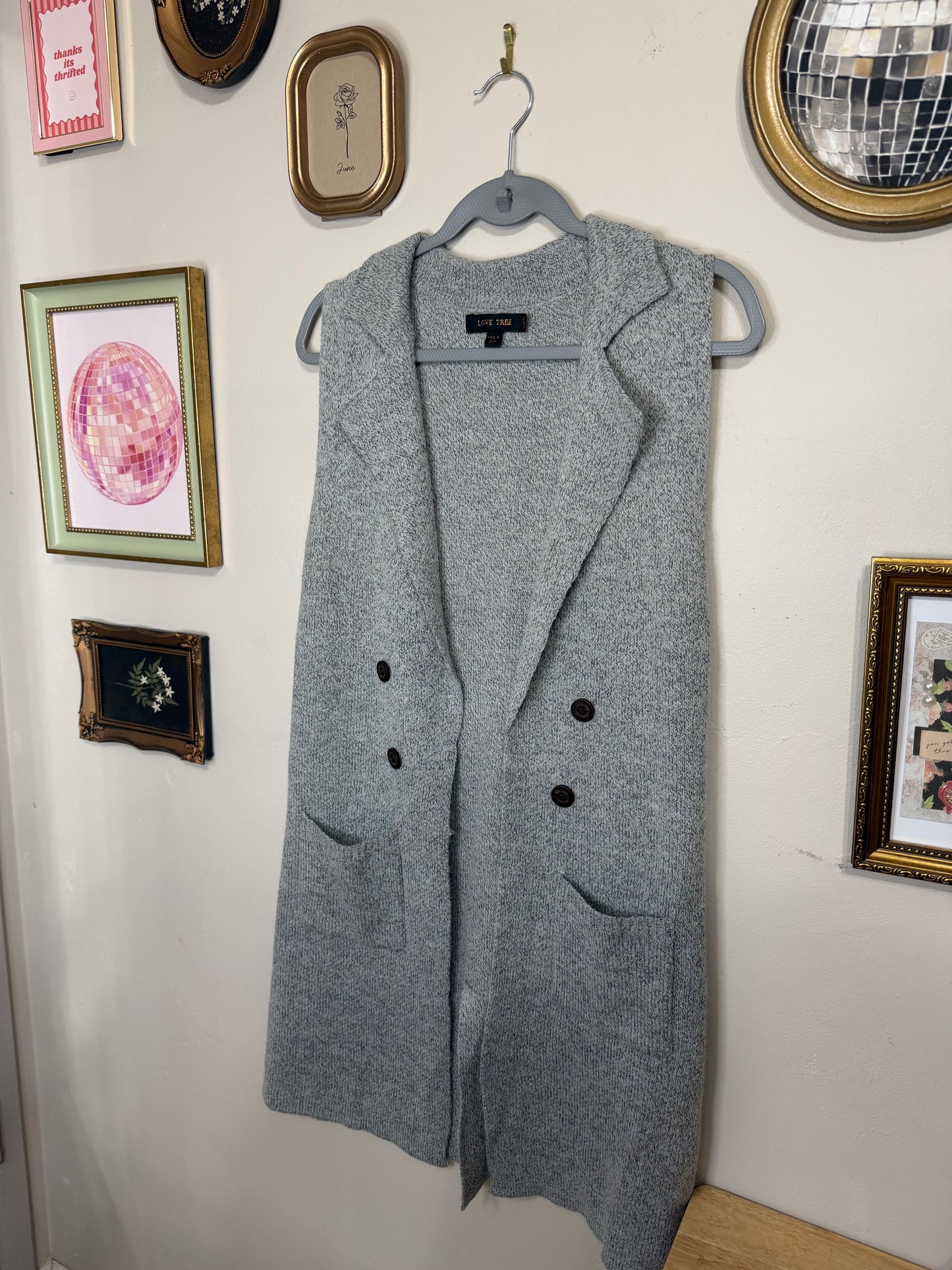 Large Grey Duster