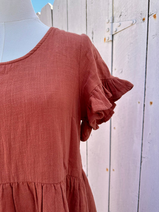 Medium Size 8 Rust Dress