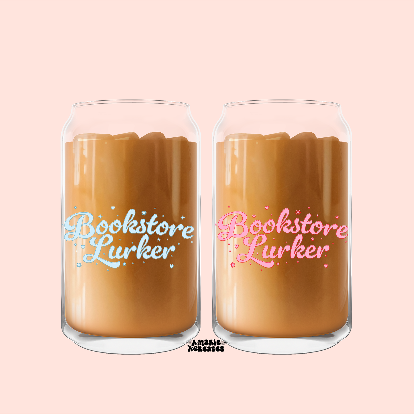 Bookstore Lurker Glass Cup