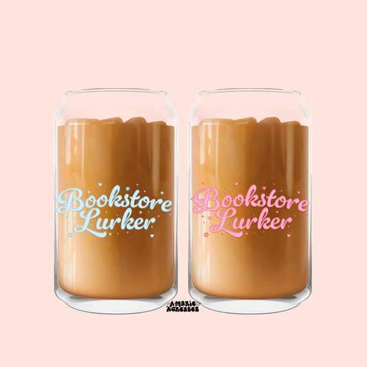 Bookstore Lurker Glass Cup