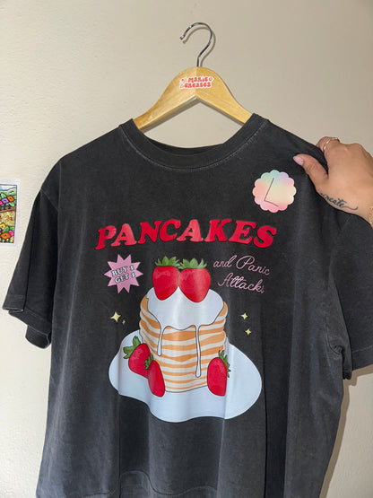 Pancakes & Panic Attacks Cropped Tee