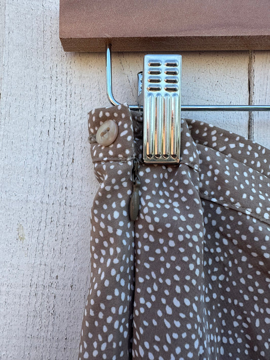 Large Khaki Speck Skirt