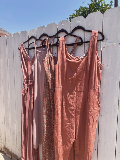 2X Mauve Jumpsuit